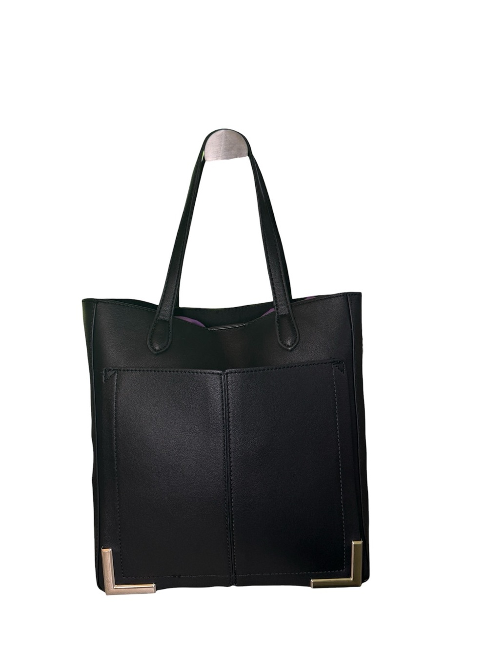 Steve Madden Vegan Leather Tote with Suede Like Interior - EUC - Picture 2 of 4